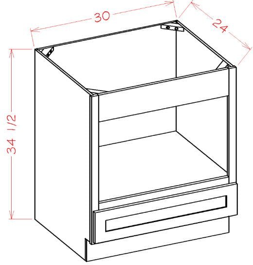 Highland Navy RTA 30" Microwave Base Cabinet