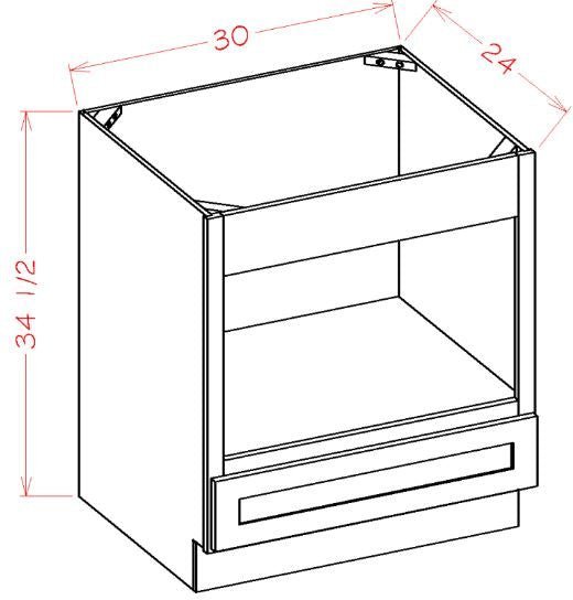 Haven Ember RTA 30" Microwave Base Cabinet