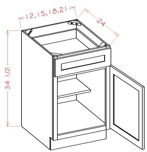 Haven Ember RTA 12" Base Cabinet