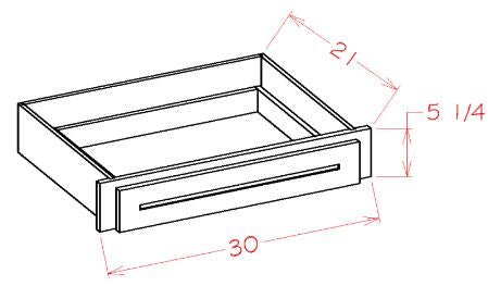 Highland Navy RTA Desk Drawer