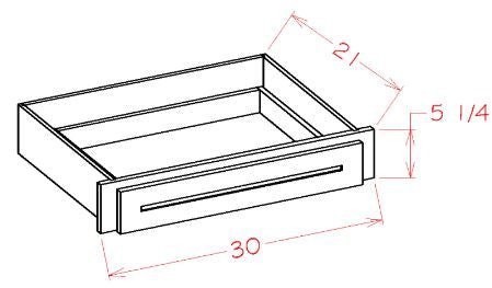 Haven Ember RTA Desk Drawer