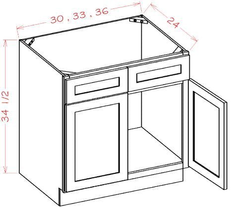 Haven Ember RTA 36" Sink Base Cabinet