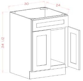 Haven Ember RTA 30" Sink Base Cabinet
